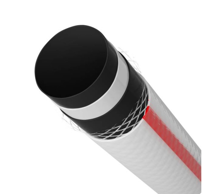 Шланг садовый для воды 5-ти слойный 1/2", 30 м, армированный, PVC INTERTOOL GE-4133