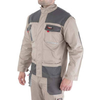 Куртка робоча 2 в 1, 100% бавовна, щільність 180 г/м², XL INTERTOOL SP-3034