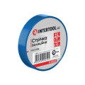Стрічка ізоляційна 25 м, 17*0,15 мм, синя INTERTOOL IT-0025