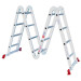 Лестница алюминиевая трансформер 4*4 сход., 4,7м INTERTOOL LT-0029