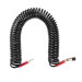 Шланг BLACK M-Flex STORM, 15 м, 8*12 мм, спиральный полиуретановый с поворотным шарниром, латунными быстроразъемными соединениями INTERTOOL PT-1797