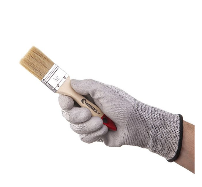 набор кистей флейцовых 25, 38, 50, 76, 102 мм, 5 ед. INTERTOOL KT-1005