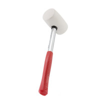 Киевлянка резиновая 450 г, белая резина, металлическая ручка INTERTOOL HT-0227