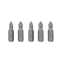 Комплект отверточных насадок PH2, ACR, S2, 5 ед., STORM INTERTOOL VT-0207