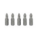 Комплект отверточных насадок PH2, ACR, S2, 5 ед., STORM INTERTOOL VT-0207
