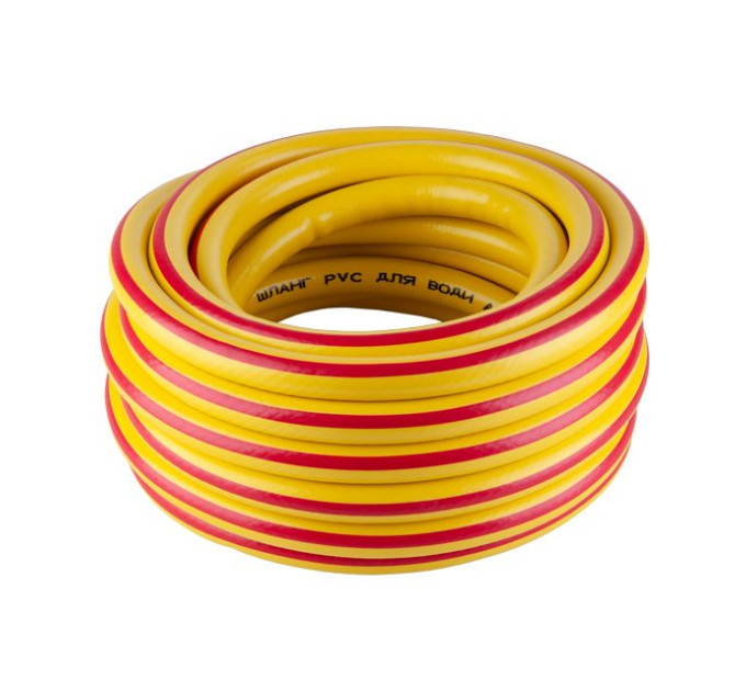 Шланг садовый 3 слойный, 3/4", 10 м, армированный PVC INTERTOOL GE-4041