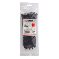 Хомут пластиковый 2,5*150 мм, черный, 100 ед. INTERTOOL TC-2516