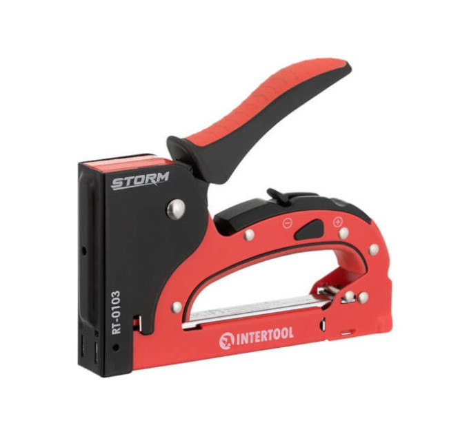 Степлер строительный для скоб, STORM INTERTOOL RT-0103