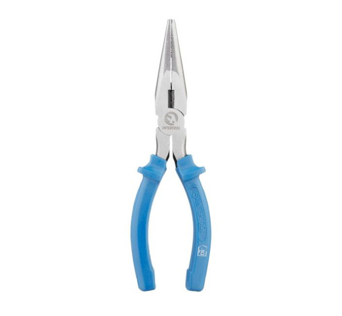 Долгогубцы прямые 180 мм INTERTOOL HT-0122