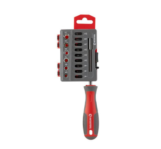 Викрутка з комплектом насадок 16 од. INTERTOOL VT-3345
