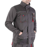 Куртка рабочая 80% полиэстер, 20% хлопок, плотность 260 г/м², S INTERTOOL SP-3001