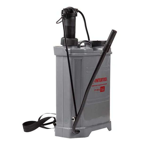 Опрыскиватель гидравлический ранцевой 16 л INTERTOOL FT-9016