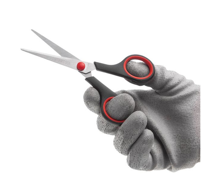 Ножиці для паперу 140 мм INTERTOOL HT-0581