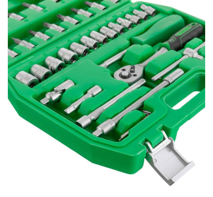 Набор инструментов, 46 ед., 1/4" INTERTOOL ET-6046SP