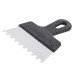 Шпатель из нержавейки 150 мм, зубцы 8*8 мм INTERTOOL KT-2158
