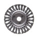 Щетка кольцевая 150*22.2 мм (пучки витой проволоки) INTERTOOL BT-7150