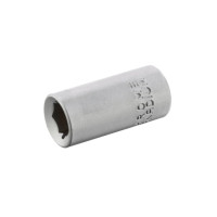 Переходник STORM 1/4" шестигранник на 1/4" квадрат, 25 мм INTERTOOL ET-1101