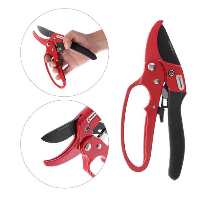 Секатор 200 мм INTERTOOL FT-1005