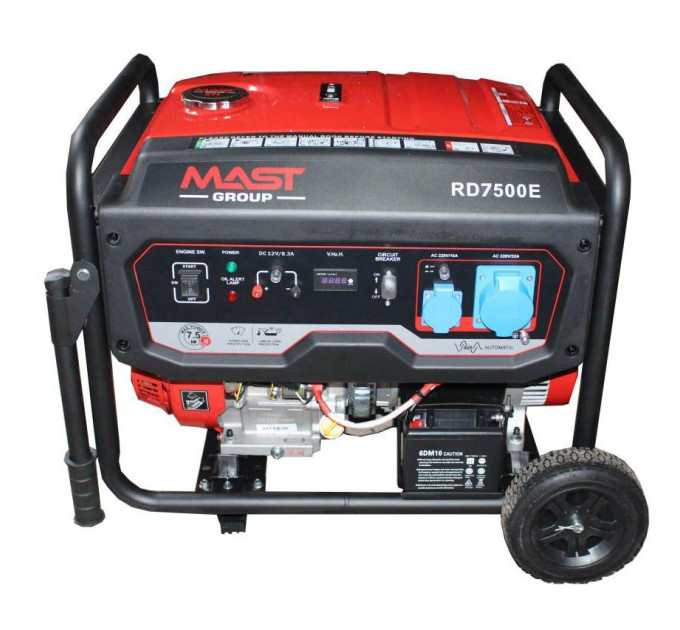 Бензиновый генератор MAST GROUP RD7500E
