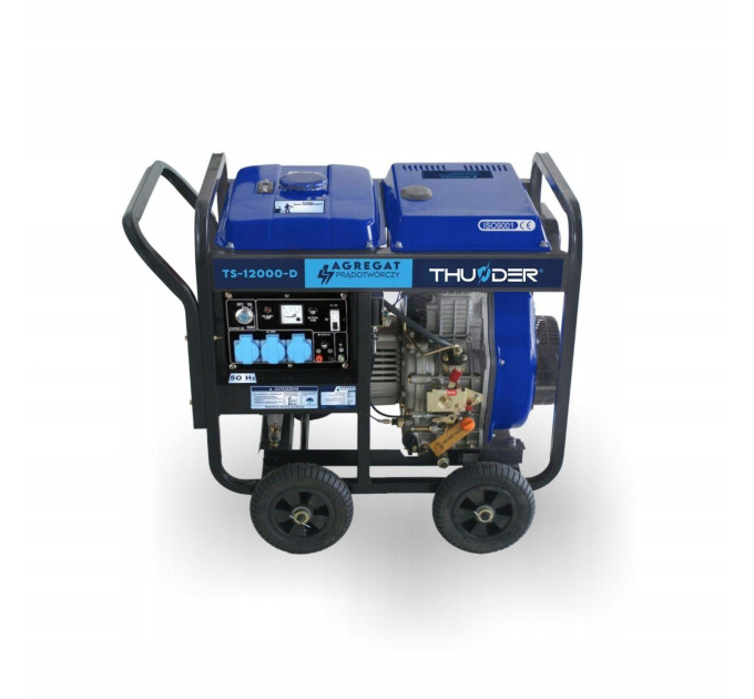 Дизельний генератор THUNDER TS-12000-D + газова плитка Orcamp CK-505 + 4 газових картриджа 400 мл