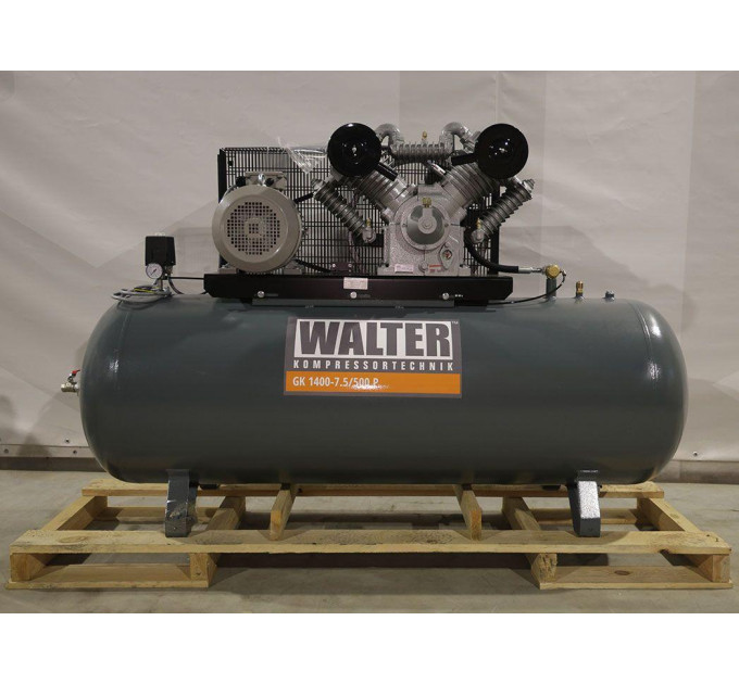 Компрессор поршневой WALTER GK 1400-7,5/500 P