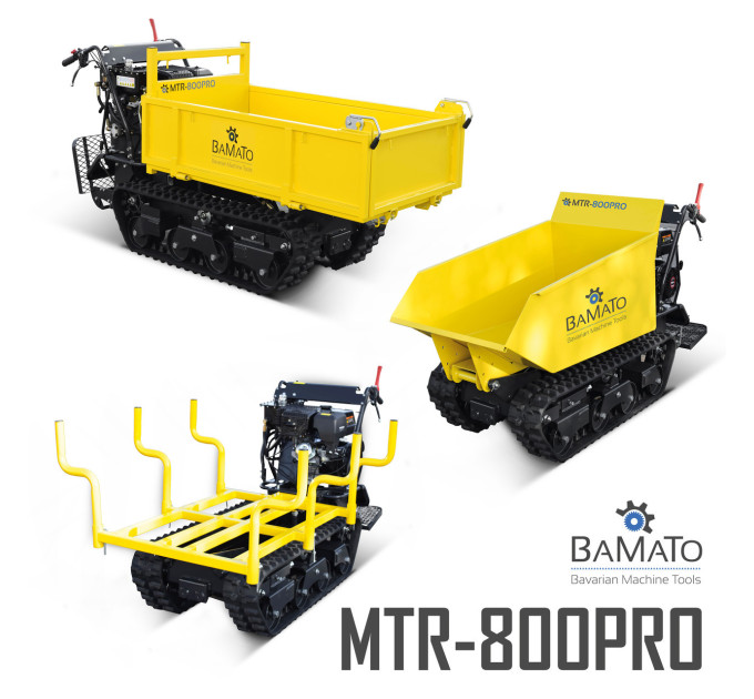 Думпер гусеничный, мини самосвал Bamato MTR-800PRO