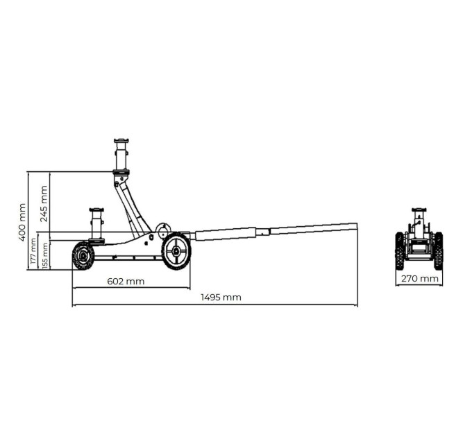 Гидравлический домкрат Holzmann OWH1.5