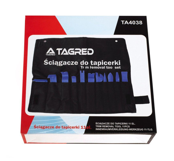 Съемники обивки, 11 шт TAGRED TA4038
