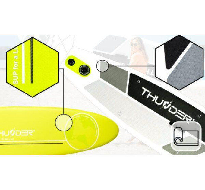 SUP-доска THUNDER PLANET-LIME 320