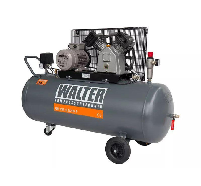 Компрессор поршневой WALTER GK 420-2,2/200 P