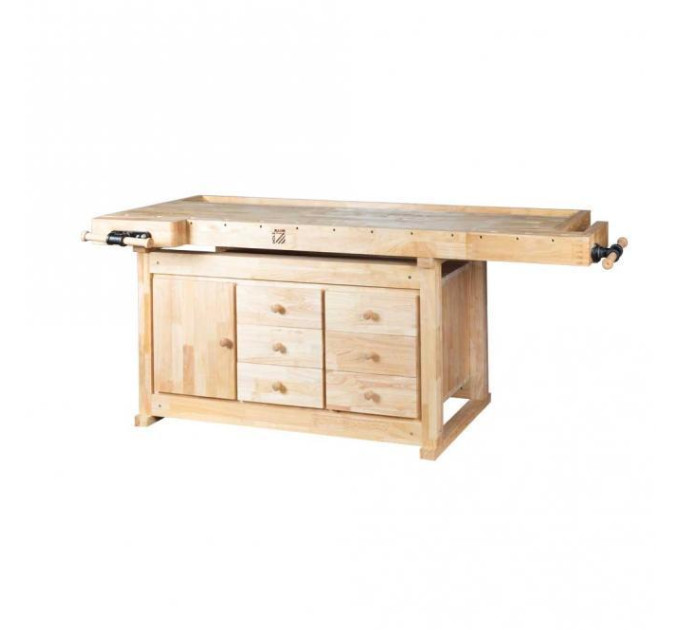 Верстак столярный из каучукового дерева Holzmann WB 210C