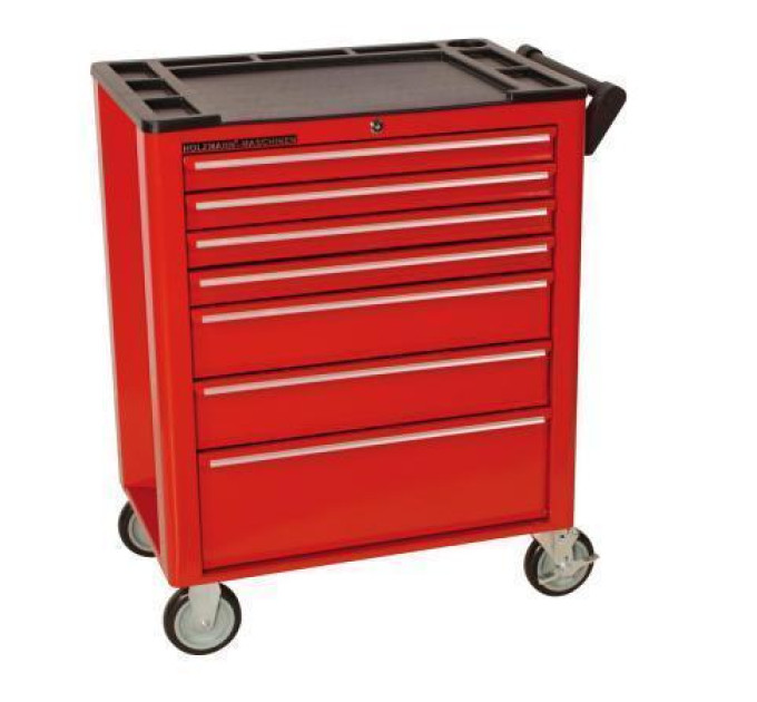 Тележка для мастерской с 7 ящиками, 69x46x74 см ШхГхВ Holzmann WW 690L