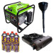 Инверторный генератор Bass Polska 5047LX + газовая плитка Orcamp CK-505 + 4 газовых картриджа 400 мл
