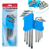 Шестигранные ключи тип TORX TAGRED TA1045