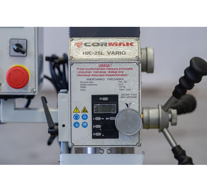 Фрезерний верстат CORMAK HK-25L Vario