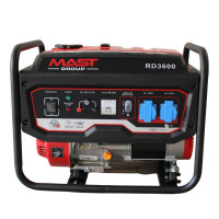 Бензиновый генератор MAST GROUP RD3600 + газовая плитка Orcamp CK-505 + 4 газовых картриджа 400 мл