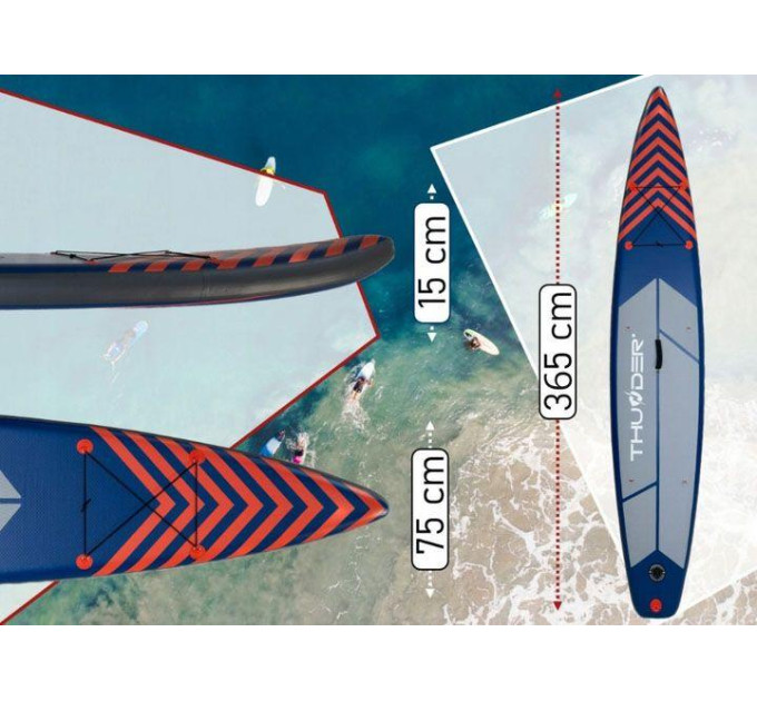 SUP-доска THUNDER STEEL RED 365