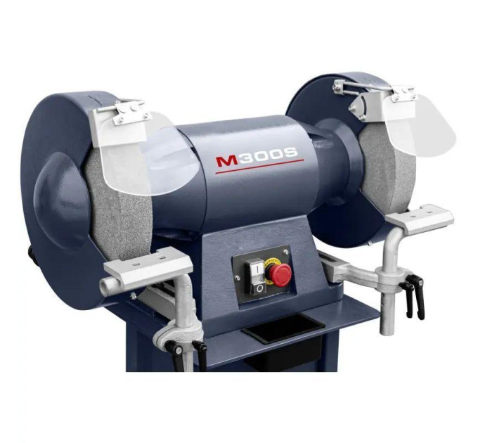 Двухдисковая шлифовальная машина CORMAK M300S с подставкой и вытяжкой MDC1500 400V