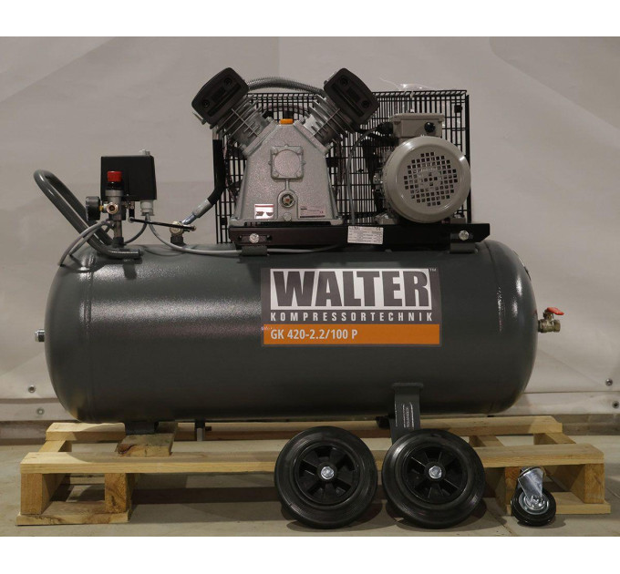 Компрессор поршневой WALTER GK 420-2,2/100 P