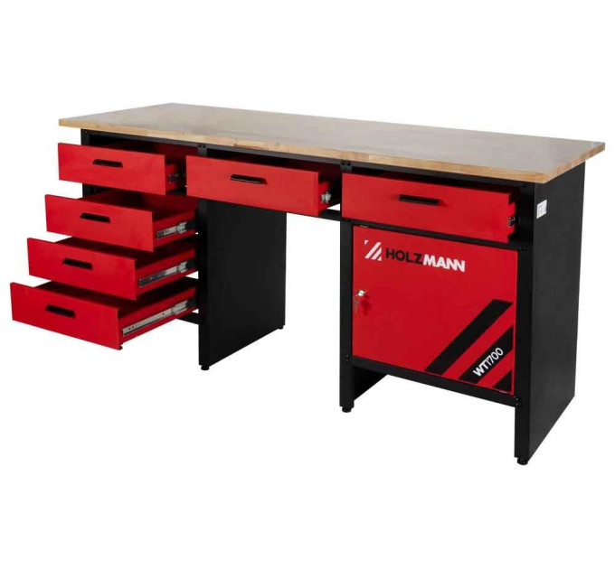 Верстак столярный из каучукового дерева Holzmann WT1700