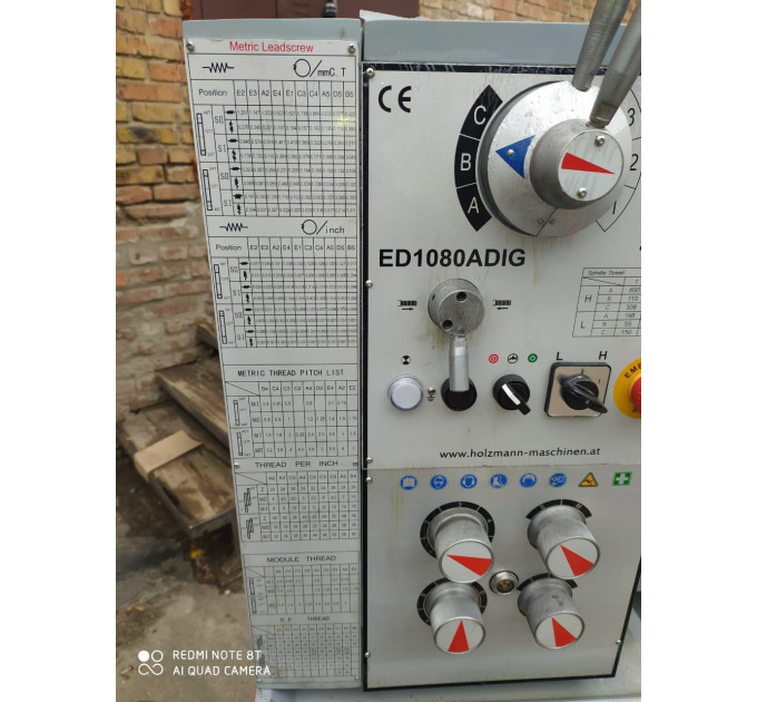 Токарный станок по металлу Holzmann ED 1080ADIG