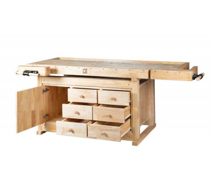 Верстак столярный из каучукового дерева Holzmann WB 210C
