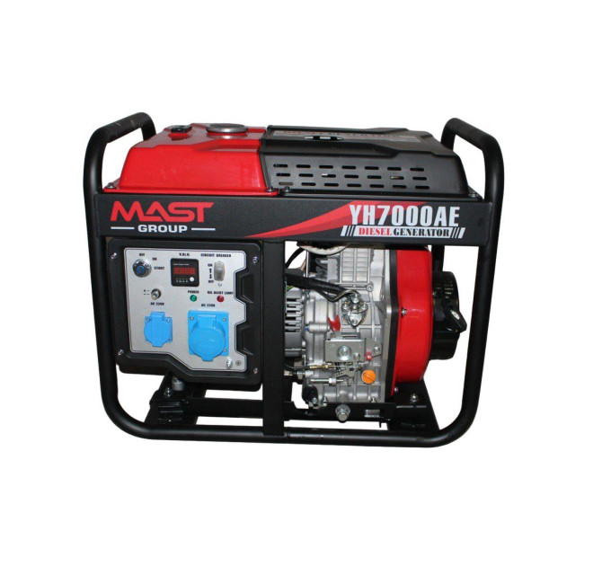 Дизельный генератор MAST GROUP YH7000AE + газовая плитка Orcamp CK-505 + электрический обогреватель Gardyer