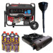 Бензиновый генератор MAST GROUP RD9500E + газовая плитка Orcamp CK-505 + 4 газовых картриджа 400 мл
