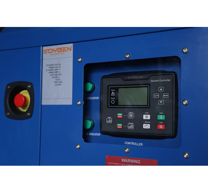 Дизельный генератор SOYGEN SGY 28 KVA