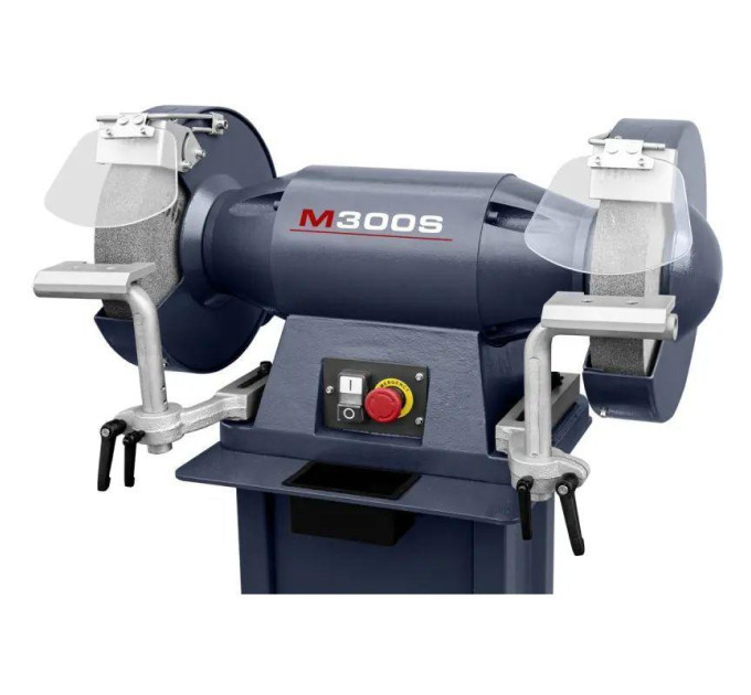 Двухдисковая шлифовальная машина CORMAK M300S с подставкой и вытяжкой MDC1500 400V