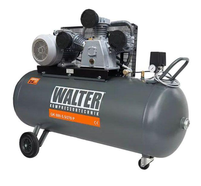 Компрессор поршневой WALTER GK 880-5,5/270 P