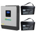 Солнечный фотоэлектрический инвертор OFF-GRID PWM3KW50A PWM 3 KW + WiFi + аккумулятор Bass Polska AGM BP-5976