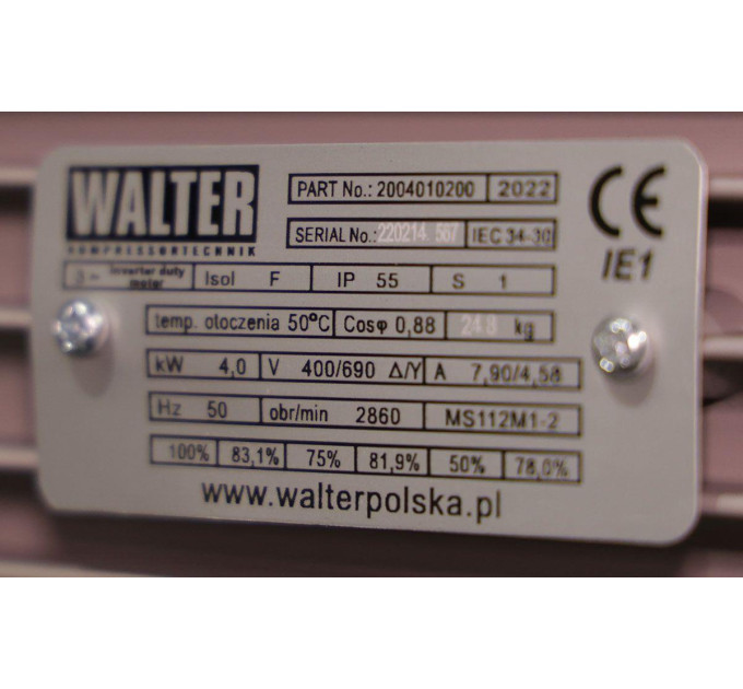 Компрессор поршневой WALTER GK 630-4,0/270 P