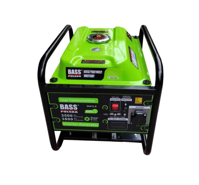 Инверторный генератор Bass Polska 5047LX + газовая плитка Orcamp CK-505 + 4 газовых картриджа 400 мл